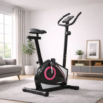 Велотренажер домашний DreamFit 122B с регулировкой нагрузки и LCD-дисплеем