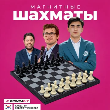 Шахматы магнитные, большие, классические — купить в DreamFit
