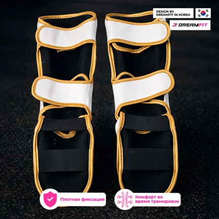 Щитки для голени и стопы DreamFit — защита для MMA, кикбоксинга, муай-тай, shin instep guards