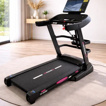 Беговая дорожка DreamFit DF-8008M — домашний тренажёр с экраном и вибромассажёром, 150 кг, 52×132 см, складная — купить в DreamFit