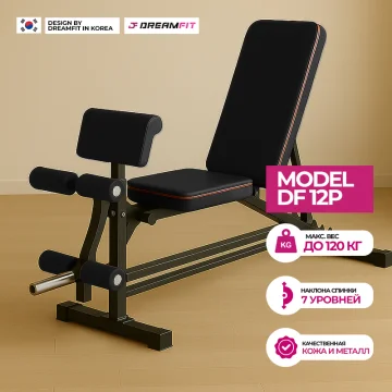 Скамья для пресса с упором (скотт) DF-12P — купить в DreamFit
