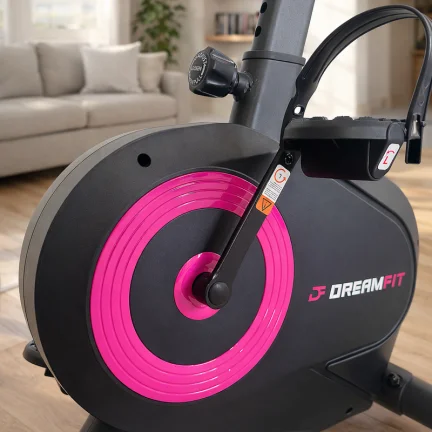 Магнитный велотренажёр DreamFit DF-204 – 150 кг, 8 уровней сопротивления, регулируемое сиденье
