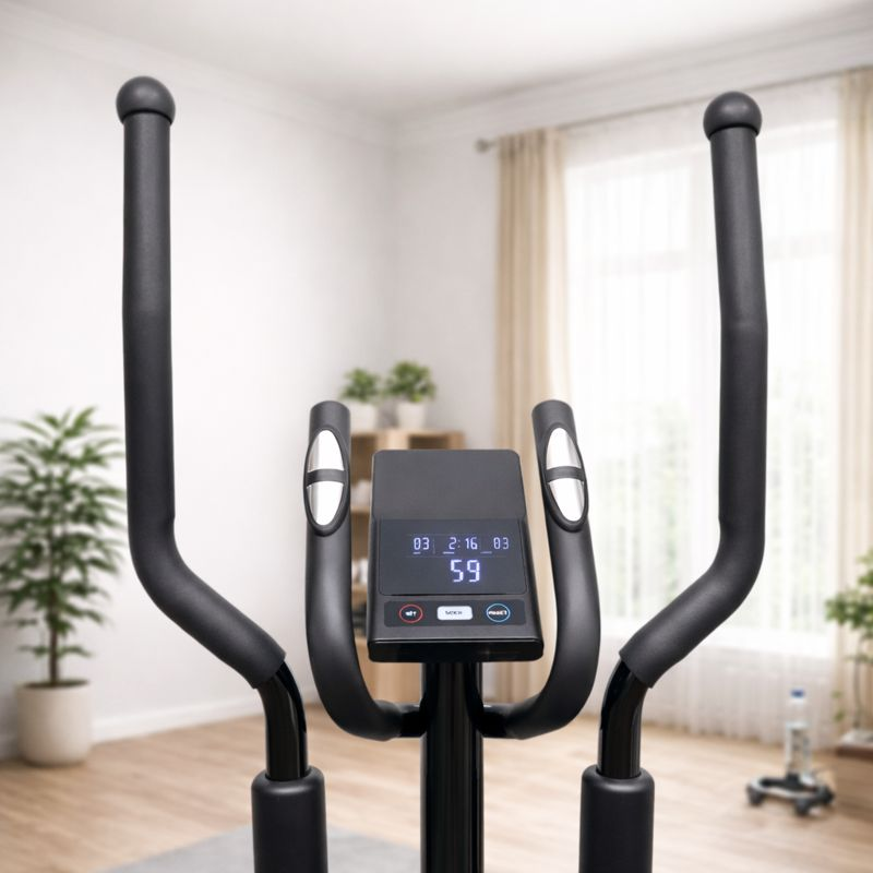Эллиптический тренажер DreamFit 122E с магнитным сопротивлением и LCD-дисплеем для дома