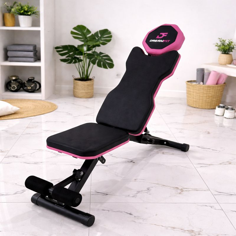 Скамья для пресса с регулируемым углом DF-17P — купить в DreamFit