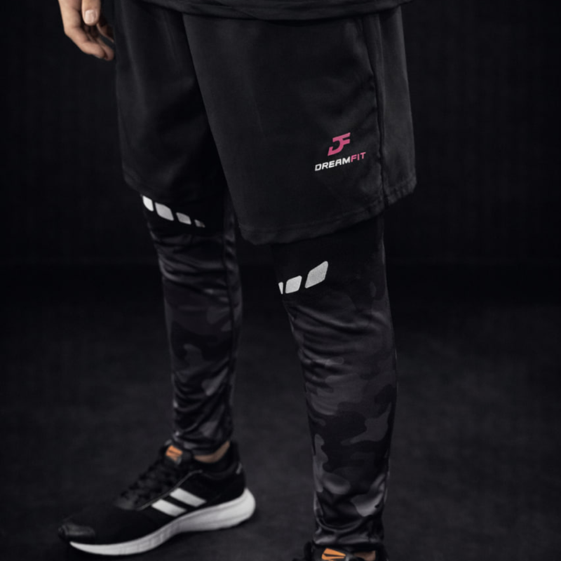 Детский фитнес-комплект DreamFit Tress, 5 предметов, модель V (военный цвет)