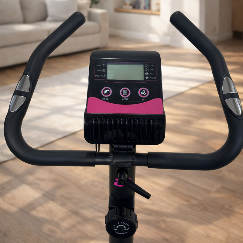 Магнитный велотренажёр DreamFit DF-204 – 150 кг, 8 уровней сопротивления, регулируемое сиденье